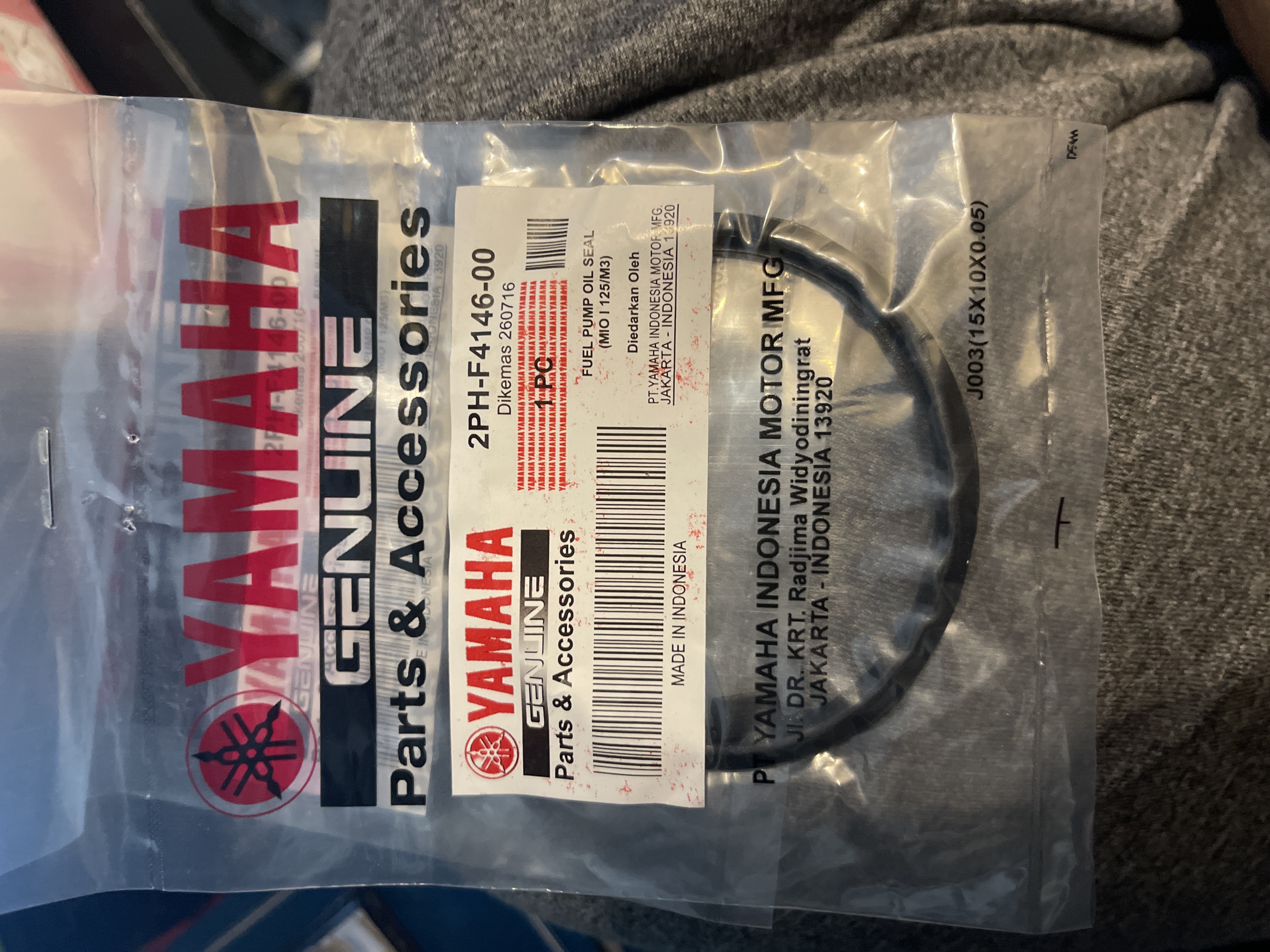 Yamaha Fuel Pump O Ring